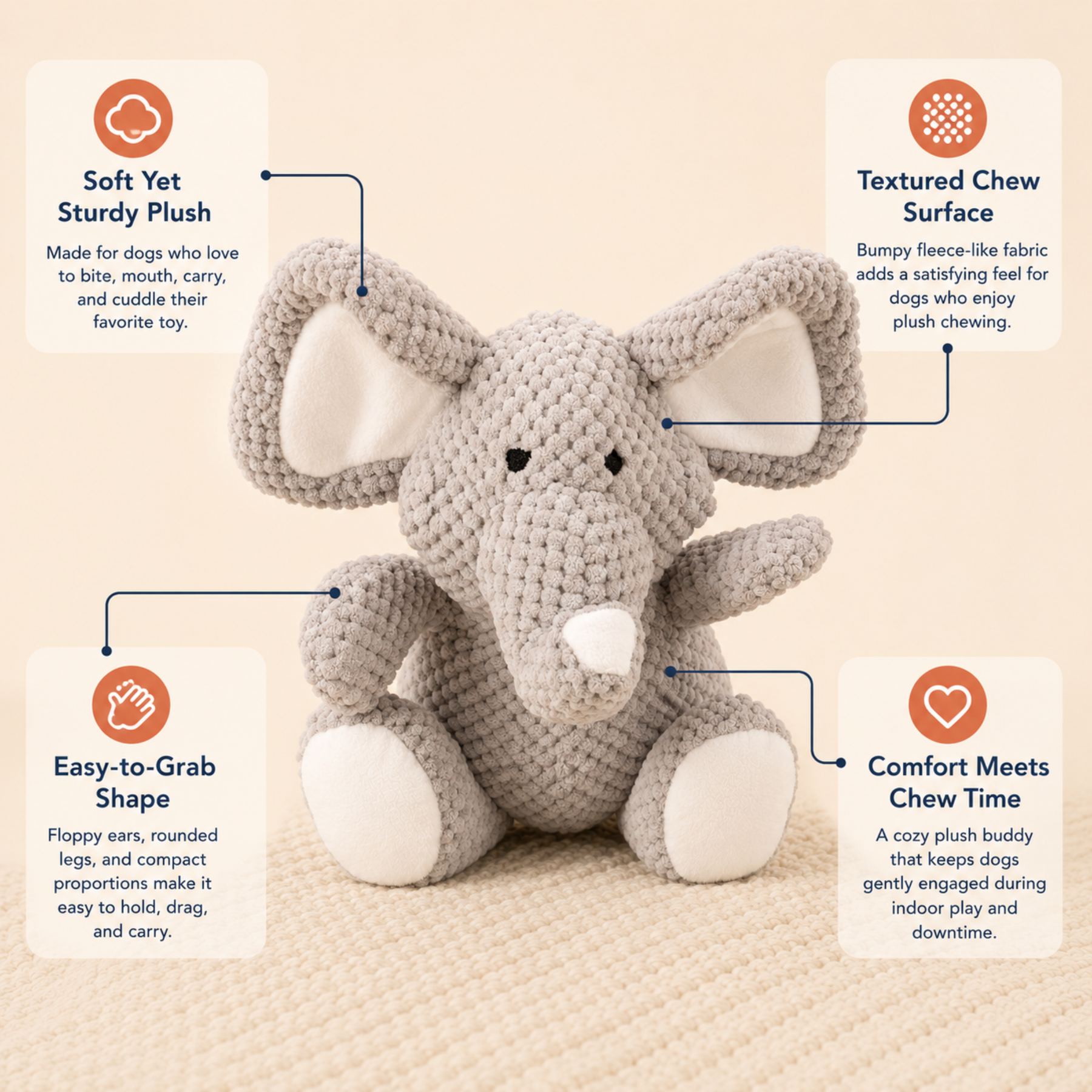 Elephant Snuggle Chew