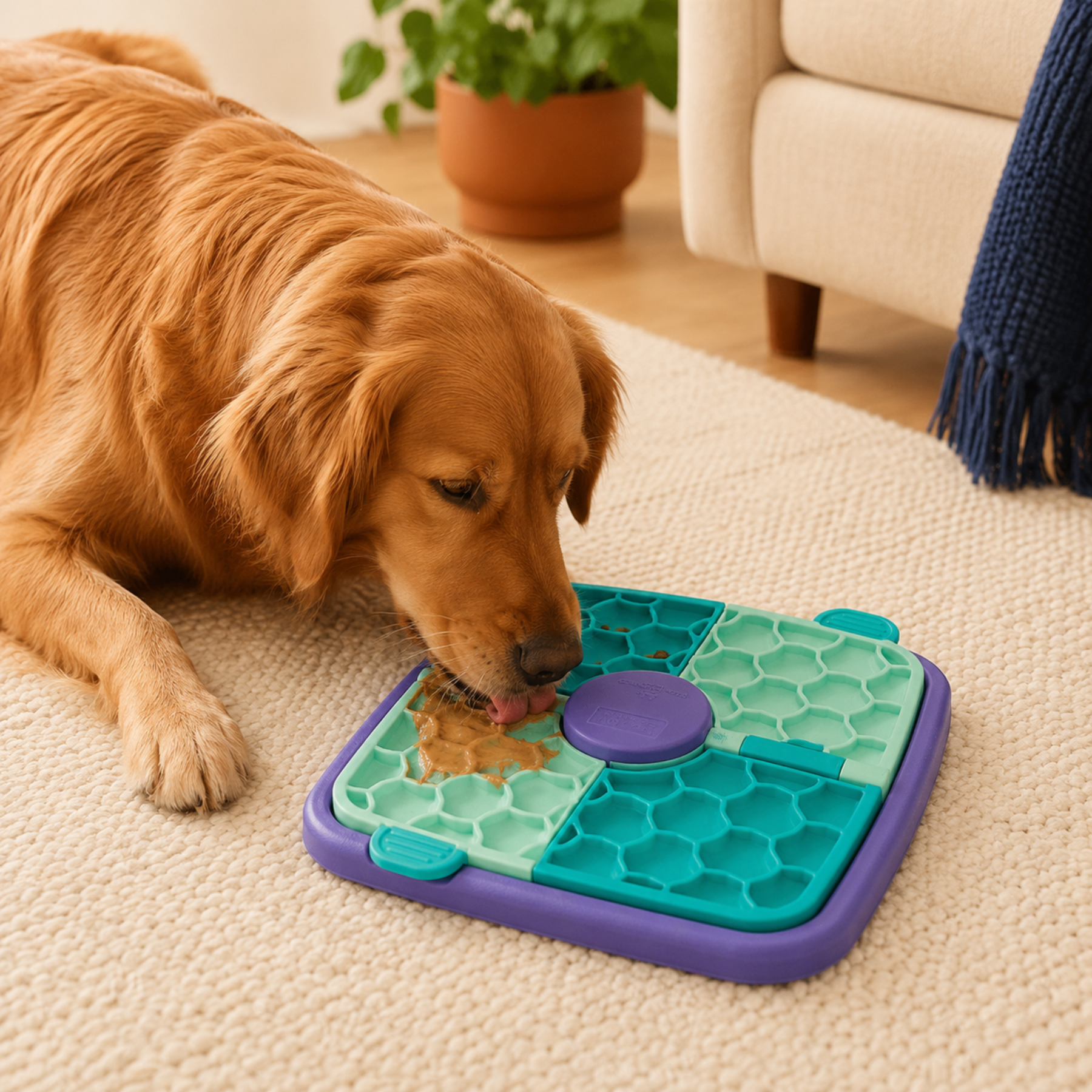 Spin & Lick Puzzle Mat
