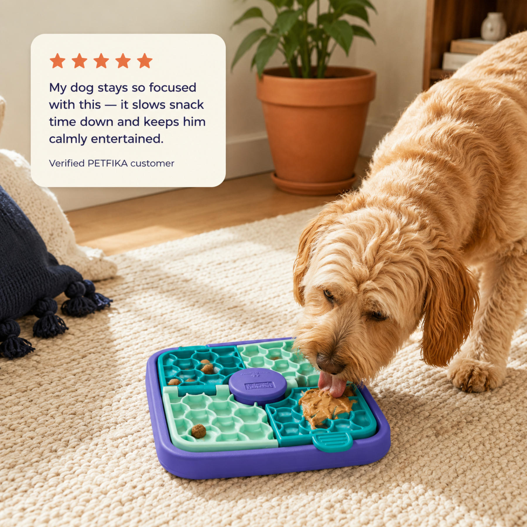 Spin & Lick Puzzle Mat